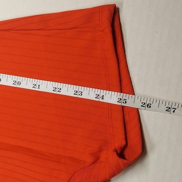 Capella  Ribbed Short Romper Red Size Small - Picture 7 of 8